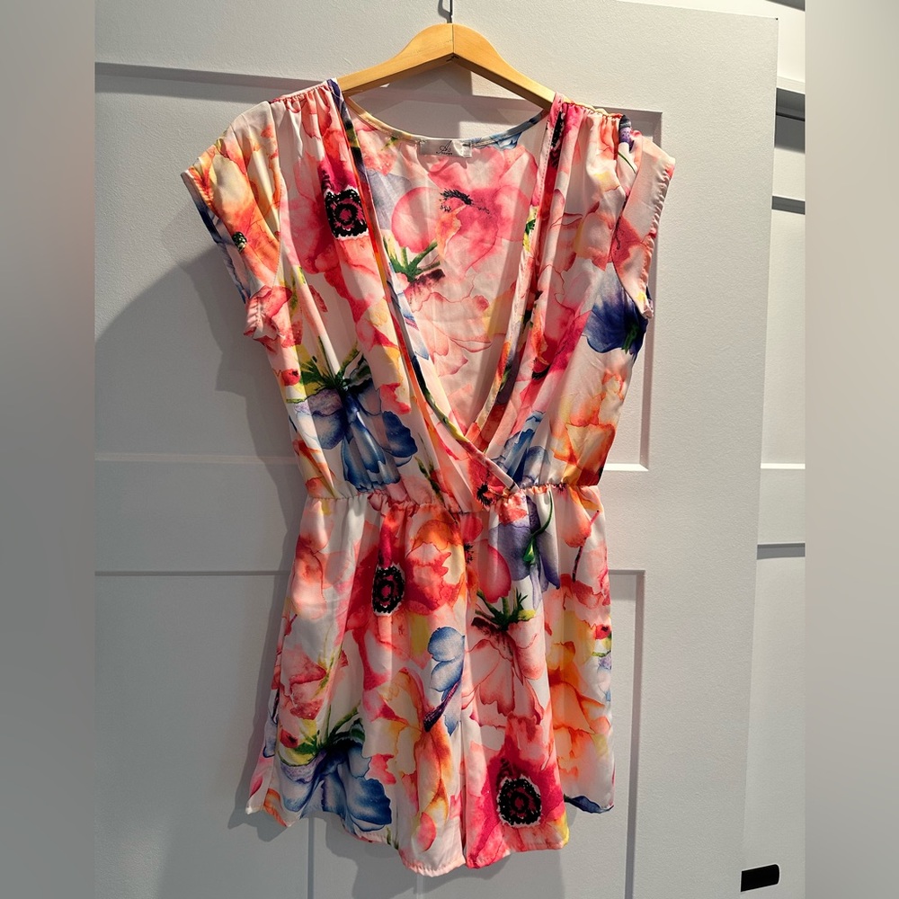 Romper with pockets